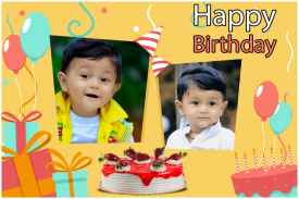 Birthday Dual Photo Frames screenshot 4