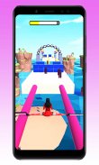 Crazy Shiny Stack Heels Run - High Shoe Walk Race screenshot 1