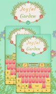 Joyful Garden Keyboard Theme screenshot 1