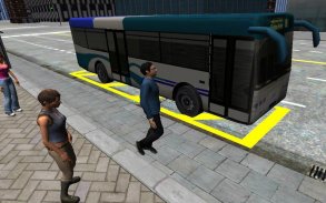 3D เมืองขับรถ - ที่จอดรถบัส screenshot 8