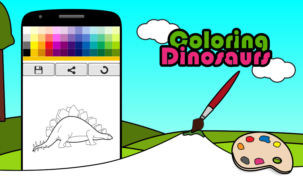 Download do APK de Jogos de pintar de dinossauros para Android