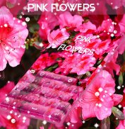 Pink Flowers Keyboard screenshot 0