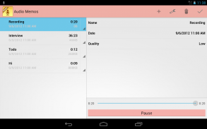 Audio Memos SE screenshot 5