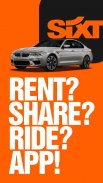 SIXT rent. share. ride. plus. screenshot 6