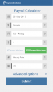 Payroll Calculator Canada screenshot 0