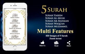 Quran Five Surahs Offline: Quran Reading App screenshot 8