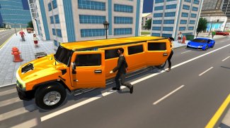 US Limo Taxi- Car Driving Game screenshot 4