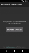 Permanently Disable Camera screenshot 1