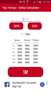 Tap Tempo - Delay Calculator screenshot 0