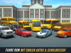 Super High School Bus Simulator und Auto Spiele 3D screenshot 14