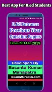 B.Ed Entrance Previous Year Question Papers screenshot 5