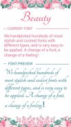 Beauty Font for FlipFont , Cool Fonts Text Free screenshot 0