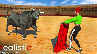 Bull Attack Animal Fight Games screenshot 6