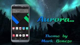 Aurora Theme for LG G6 screenshot 0