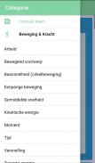 Natuurkunde formules screenshot 6