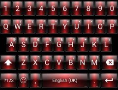 Dusk Red Emoji Keyboard screenshot 4