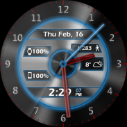 Metal Glow HD Watch Face screenshot 3