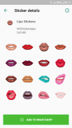 Lips Stickers - WAStickerApps screenshot 3