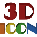 3D ICON Go launcher theme Icon