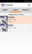 Timetable screenshot 3