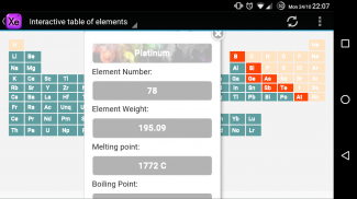 Interactive Periodic Table screenshot 2