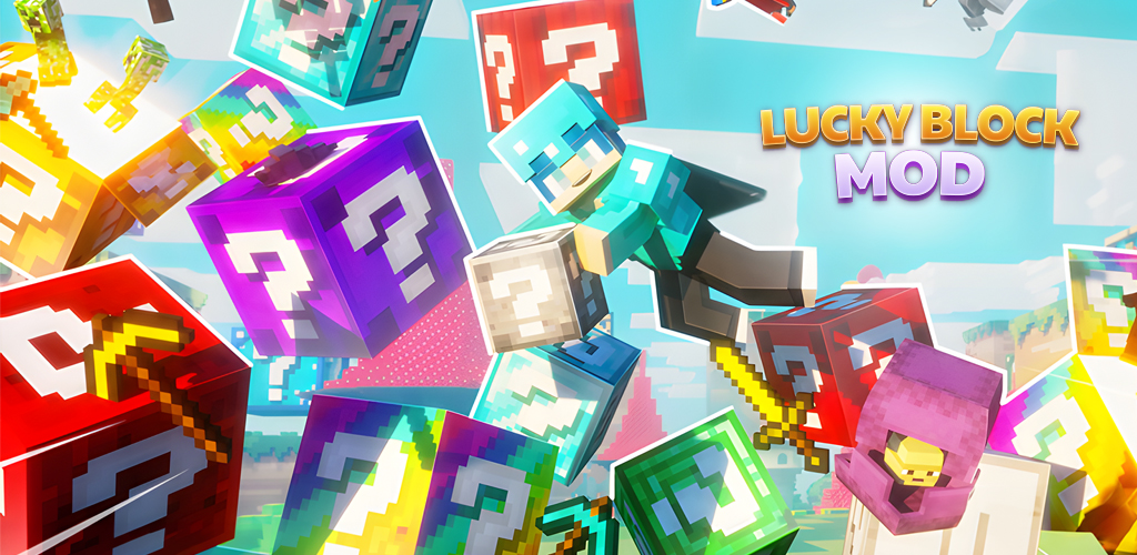 Mod Rainbow Lucky Blocks +Bonu for Android - Download