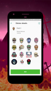 ☠️ Skull Stickers For WhatsApp (WAStickerApps) ☠️ screenshot 0