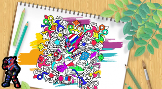 Mandala Kamen Coloring Book screenshot 1