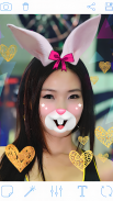 Cute Rabbit Face: Photo App screenshot 2