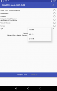 CHA2DS2-VASc HAS-BLED Score Calculator screenshot 2