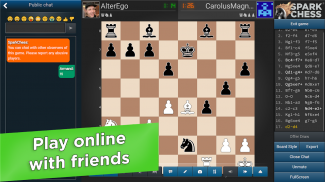 SparkChess: Play chess online vs the computer or in multiplayer