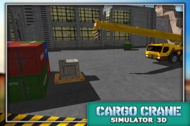 3D หนัก Cargo Crane จำลอง screenshot 4