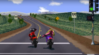 Road Rash like computer game screenshot 5