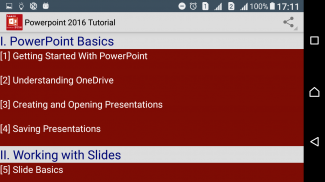 Learn Powerpoint 2016 Offline screenshot 3