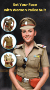 Woman Police Suit Photo Editor screenshot 1