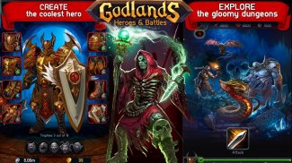 Godlands RPG : Held Simulator & Online Schlachten screenshot 6