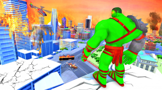 Incredible Green Superhero Sim screenshot 1