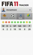 Fifa 11 Tracker screenshot 3
