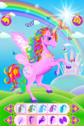 Game Dress Up Unicorn - Gadis screenshot 8