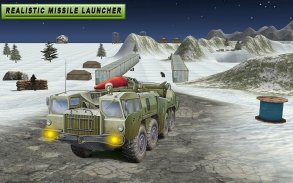 Missile launcher US army truck 3D simulator 2018 screenshot 0