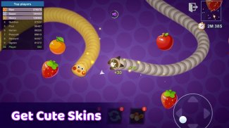 Worms Merge: jogo idle&io zone screenshot 12