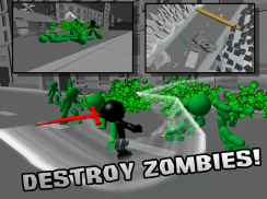 Stickman Killing Zombie 3D screenshot 6