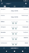 Scores for League One - England screenshot 0