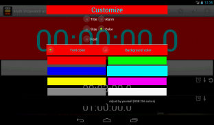 Wielofunkcyjny stoper licznik screenshot 5