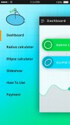 RADIUS AND ELLIPSE CALCULATORs screenshot 5