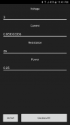 Ohms Law Calculator screenshot 1