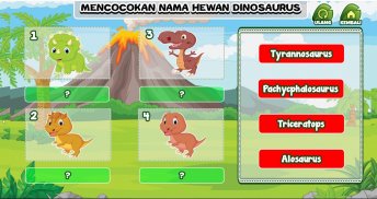 Edukasi Mengenal Hewan Dinosaurus screenshot 1