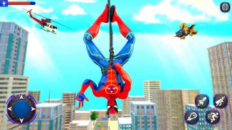 Flying Rope Superhero Mission screenshot 0