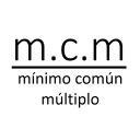 mcm - mínimo común múltiplo