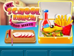 School Lunchbox - Food Chef Cooking Game screenshot 0